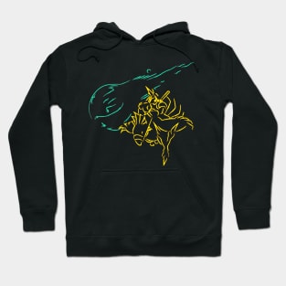 Cloud Strife riding a Chocobo! Hoodie